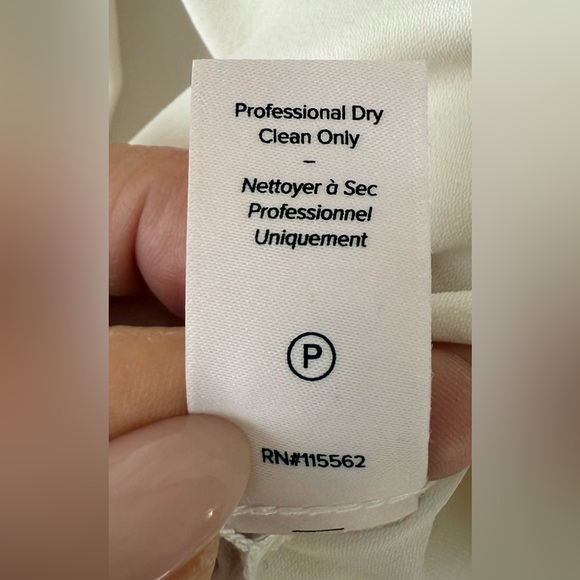 Cinq à Sept Isabelle Ruched Front Shirt Ivory Color Size Large NWT - Picture 15 of 15